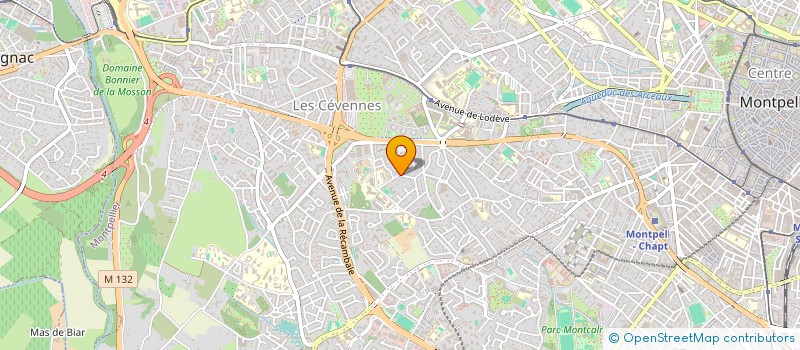 localisation de l'entreprise INSTITUT DE FORMATION DES ENSEIGNANTS ORTHOPEDAGOGUES à MONTPELLIER