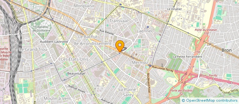 localisation de l'entreprise INSTITUT DE FORMATION EN ALTERNANCE (IFA) SPORT ET ANIMATION RHONE-ALPES à LYON