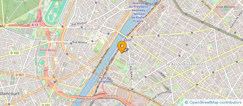 localisation de l'entreprise INSTITUT DE FORMATION EN BIOENERGIE VITALE  PARIS