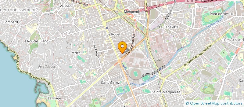 localisation de l'entreprise INSTITUT DE FORMATION EN PARODONTOLGIE ET IMPLANTOLOGIE ORALE à MARSEILLE