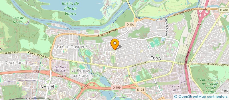 localisation de l'entreprise INSTITUT DE FORMATION ET D'ACCOMPAGNEMENT  TORCY