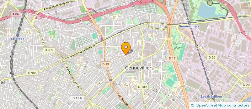 localisation de l'entreprise INSTITUT DE FORMATION ET D'INSERTION (IFI) à GENNEVILLIERS