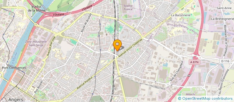 localisation de l'entreprise INSTITUT DE FORMATION ET DE RECHERCHE DES ACTEURS DE L'ECONOMIE SOCIALE ET SOLIDAIRE à ANGERS