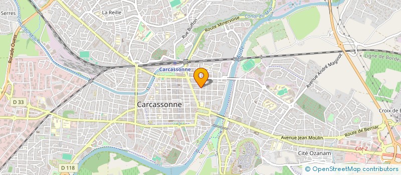 localisation de l'entreprise INSTITUT DE FORMATION IMPLANTAIRE CARCASSONNE à CARCASSONNE