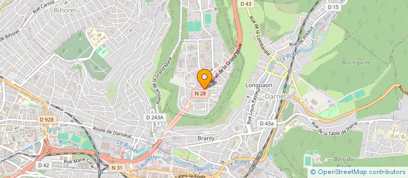 localisation de l'entreprise INSTITUT DE FORMATION JURIDIQUE PREPARATOIRE à ROUEN