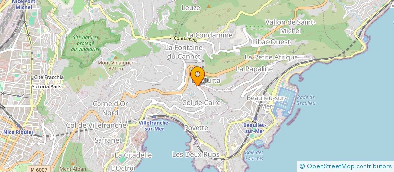 localisation de l'entreprise INSTITUT DE FORMATION MEDICO-SOCIAL PACA - METIERS DU GRAND AGE ET DU HANDICAP à VILLEFRANCHE-SUR-MER