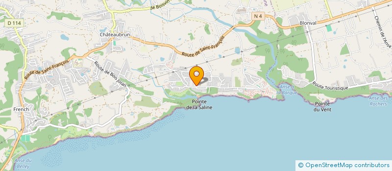 localisation de l'entreprise INSTITUT DE FORMATION PAR ALTERNANCE PROFESSIONNELLE CARAIBES à SAINTE-ANNE