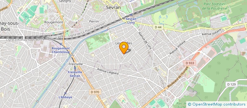 localisation de l'entreprise INSTITUT DE FORMATION PROFESSIONNELLE ET D'INSERTION à SEVRAN