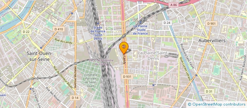 localisation de l'entreprise INSTITUT DE FORMATION ROUTIERE  SAINT-DENIS