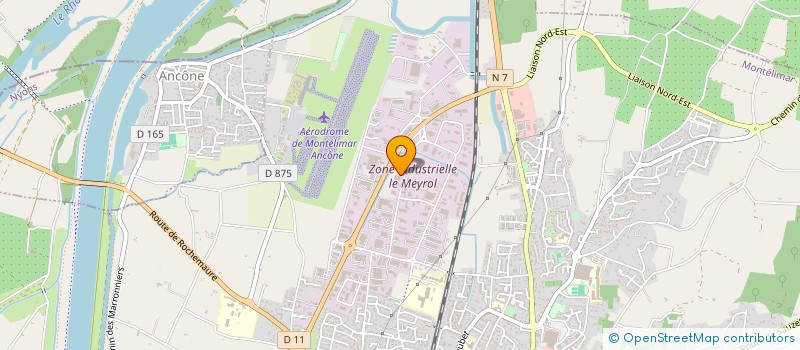 localisation de l'entreprise INSTITUT DE FORMATION SERVICES A LA PERSONNE à MONTELIMAR