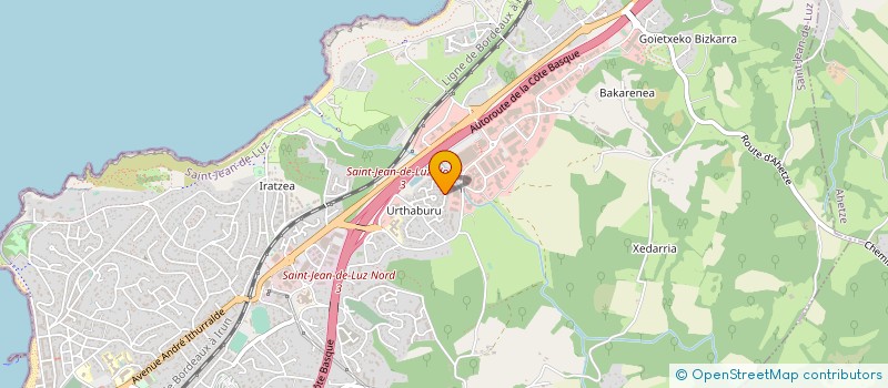 localisation de l'entreprise INSTITUT DE FORMATION SYNDICALE UNSA SANTE SOCIAUX à SAINT-JEAN-DE-LUZ