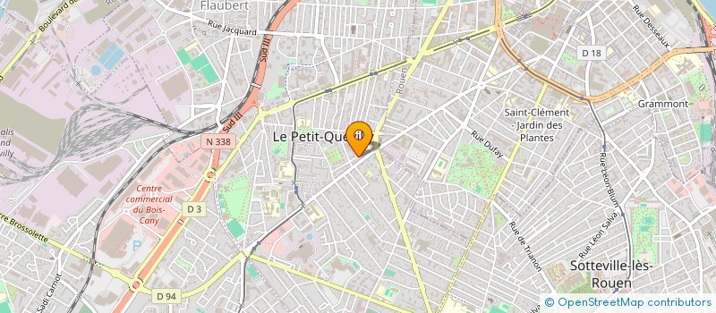 localisation de l'entreprise INSTITUT DE FORMATIONDU MOUVEMENT POUR UNE ALTERNATIVE NON-VIOLENTE CO à LE PETIT-QUEVILLY