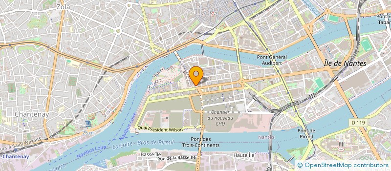 localisation de l'entreprise INSTITUT DE GERONTOLOGIE DE L'OUEST à NANTES