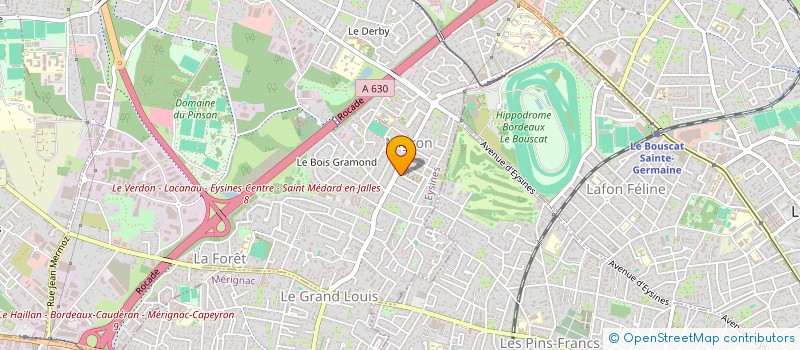 localisation de l'entreprise INSTITUT DE L ALIMENT ET DE L ALIMENTATI à EYSINES