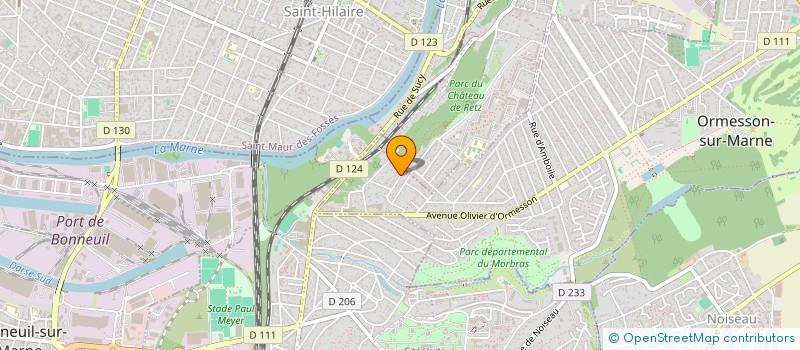localisation de l'entreprise INSTITUT DE L'EXPERTISE à ORMESSON-SUR-MARNE