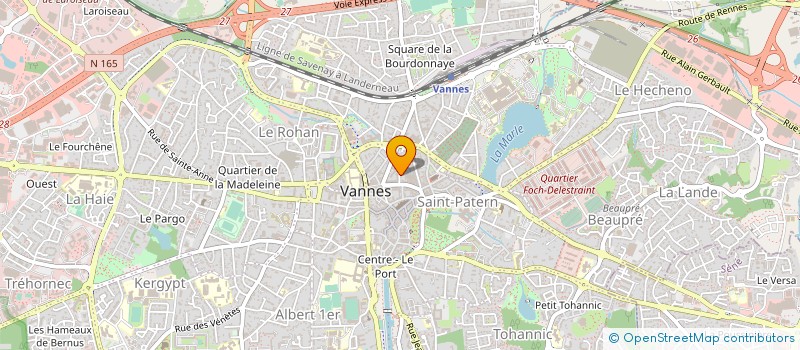 localisation de l'entreprise INSTITUT DE LA COUTUME à VANNES