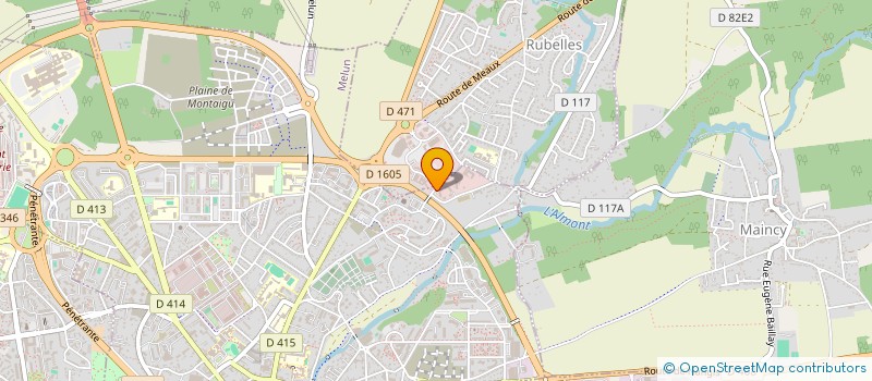localisation de l'entreprise INSTITUT DE LA FORMATION ET DU TUTORAT à MELUN
