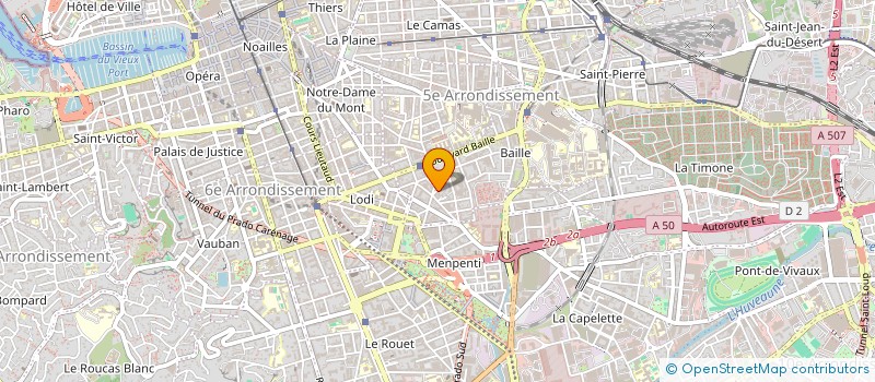 localisation de l'entreprise INSTITUT DE LA PERSONNALITE PROFESSIONNELLE à MARSEILLE