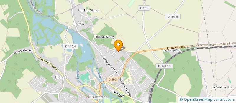 localisation de l'entreprise INSTITUT DE LA SECURITE INTERIEURE à MAINTENON
