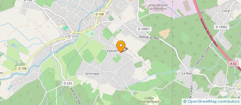 localisation de l'entreprise INSTITUT DE LA SOUTENABILITE  LA BREDE