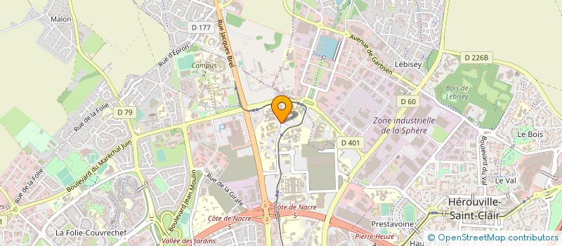 localisation de l'entreprise INSTITUT DE MANAGEMENT D'ADMINISTRATION à CAEN