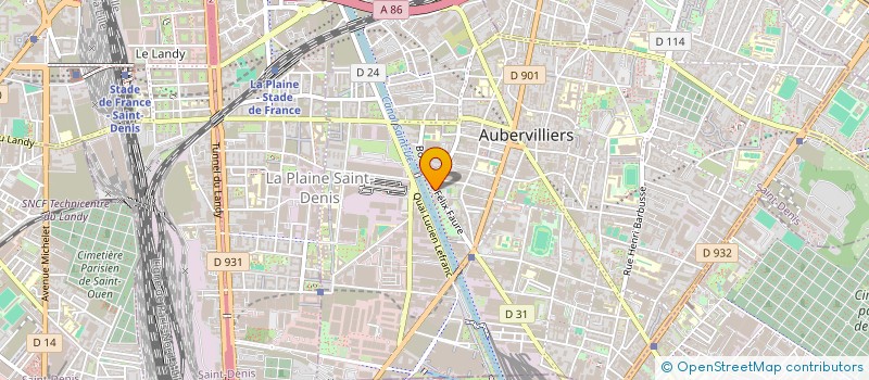 localisation de l'entreprise INSTITUT DE MANAGEMENT D'AUBERVILLIERS à SAINT-DENIS