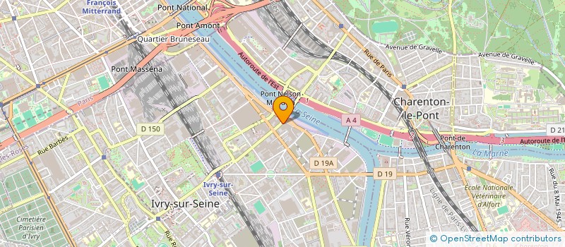 localisation de l'entreprise INSTITUT DE MANAGEMENT DE PARIS à IVRY-SUR-SEINE