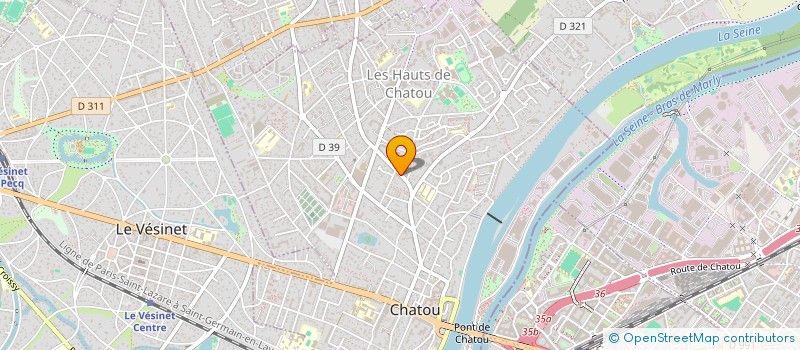 localisation de l'entreprise INSTITUT DE PEDAGOGIE CURATIVE DE CHATOU à CHATOU