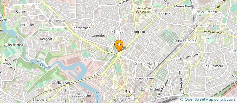 localisation de l'entreprise INSTITUT DE PREPARATION AUX CONCOURS ET ETUDES SUPERIEURES BREST  BREST