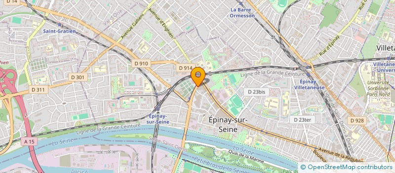 localisation de l'entreprise INSTITUT DE PROFESSIONNALISATION DE FORMATION ET DE COMPETENCES  EPINAY-SUR-SEINE