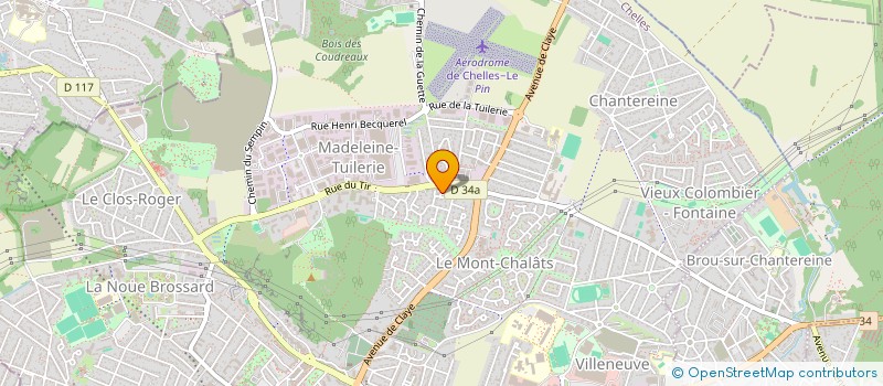 localisation de l'entreprise INSTITUT DE PSYCHANALYSE APPLIQUEES  CHELLES