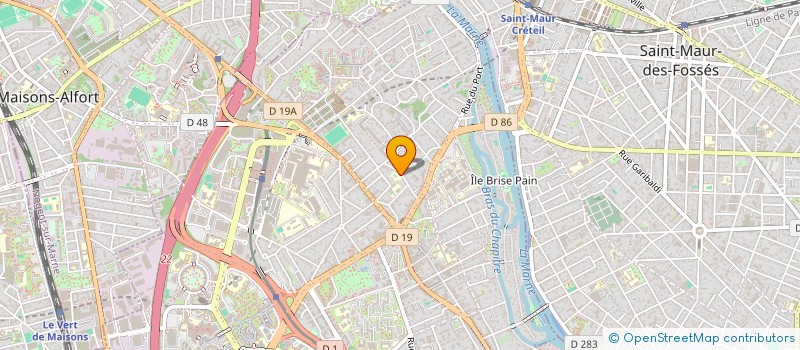 localisation de l'entreprise INSTITUT DE PSYCHO PEDAGOGIE APPLIQUEE  CRETEIL