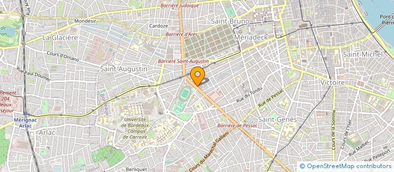 localisation de l'entreprise INSTITUT DE PSYCHOLOGIE EVEIL RECHERCHE à BORDEAUX