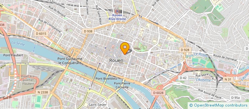 localisation de l'entreprise INSTITUT DE RECHERC ET DE PROSPECT EUROP  ROUEN