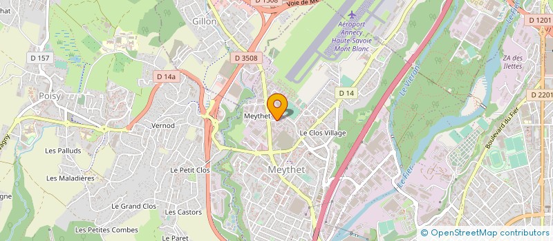 localisation de l'entreprise INSTITUT DE RECHERCHE APPLIQUEE à ANNECY