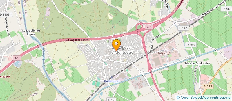 localisation de l'entreprise INSTITUT DE RECHERCHE CONSEIL AUDIT FORMATION à GALLARGUES-LE-MONTUEUX