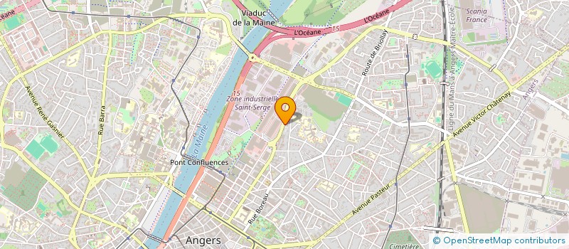 localisation de l'entreprise INSTITUT DE RECHERCHE ET D'ENSEIGNEMENT A LA SANTE DURABLE à ANGERS