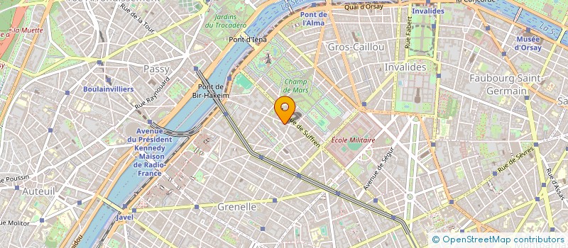 localisation de l'entreprise INSTITUT DE RECHERCHE ET D'INFORMATION ECONOMIQUE DE LA CONSTRUCTION  PARIS