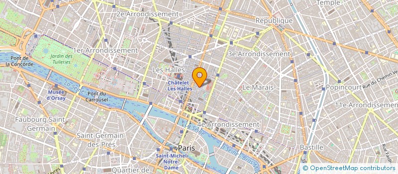 localisation de l'entreprise INSTITUT DE RECHERCHE ET D INNOVATION à PARIS