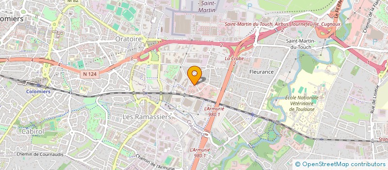 localisation de l'entreprise INSTITUT DE RECHERCHE ET D INNOVATION EN LANGUES DES SIGNES  TOULOUSE