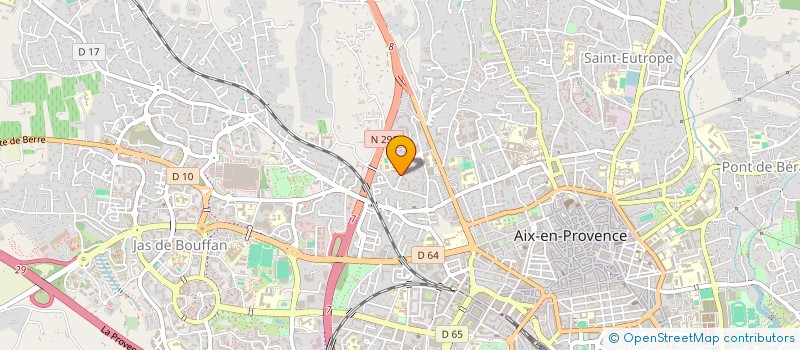 localisation de l'entreprise INSTITUT DE RECHERCHE ET DE PROMOTION EN GESTION DE RISQUES  AIX-EN-PROVENCE