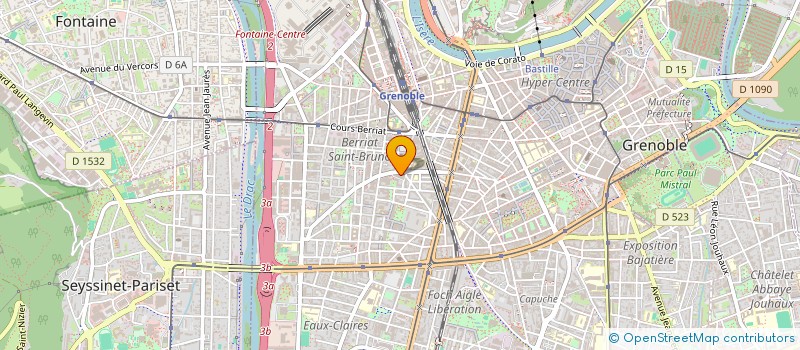 localisation de l'entreprise INSTITUT DE RECHERCHE ET MEDIATIONS ARTISTIQUES  GRENOBLE