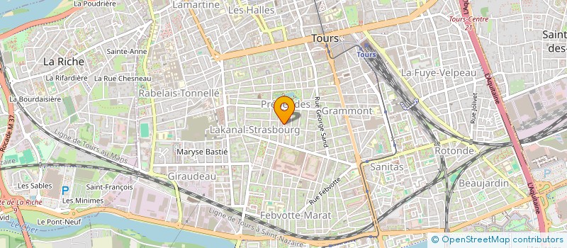 localisation de l'entreprise INSTITUT DE RECHERCHE JACQUAIRE  TOURS