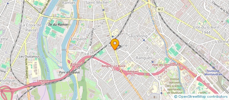 localisation de l'entreprise INSTITUT DE RELEXOLOGIE MIDI PYRENEES à TOULOUSE