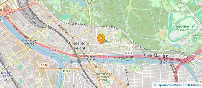 localisation de l'entreprise INSTITUT DE SANTE URBAINE à SAINT-MAURICE