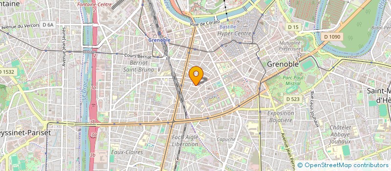 localisation de l'entreprise INSTITUT DE THERAPIE PSYCHOSEXUELLE INTEGRATIVE à GRENOBLE