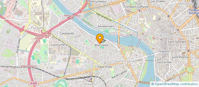 localisation de l'entreprise INSTITUT DE TRANSMISSION ET D ETUDES CLAUDE CHASSAGNY à TOULOUSE