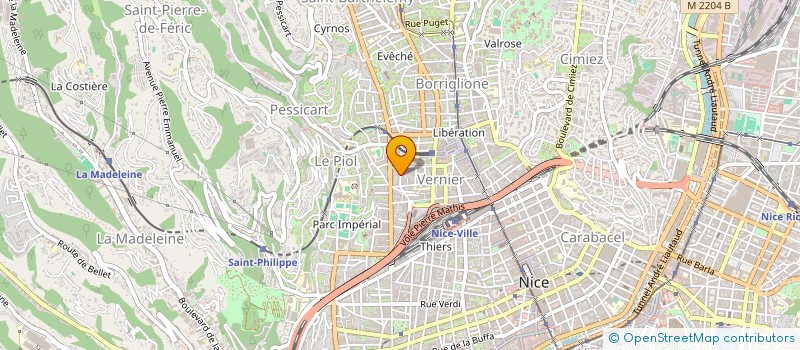 localisation de l'entreprise INSTITUT DEPARTEMENT SOUTIEN SCOLAIRE AM à NICE