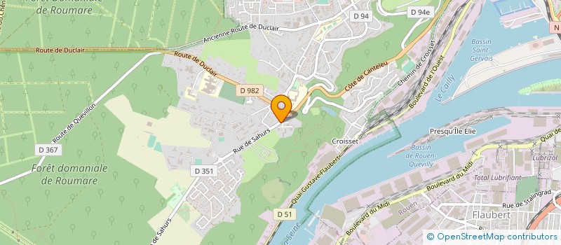 localisation de l'entreprise INSTITUT DEPARTEMENTAL DE L'ENFANCE DE LA FAMILLE ET DU HANDICAP POUR L'INSERTION à CANTELEU