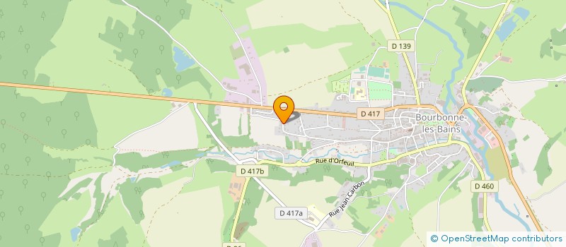 localisation de l'entreprise INSTITUT DERMO L'YSE à BOURBONNE-LES-BAINS